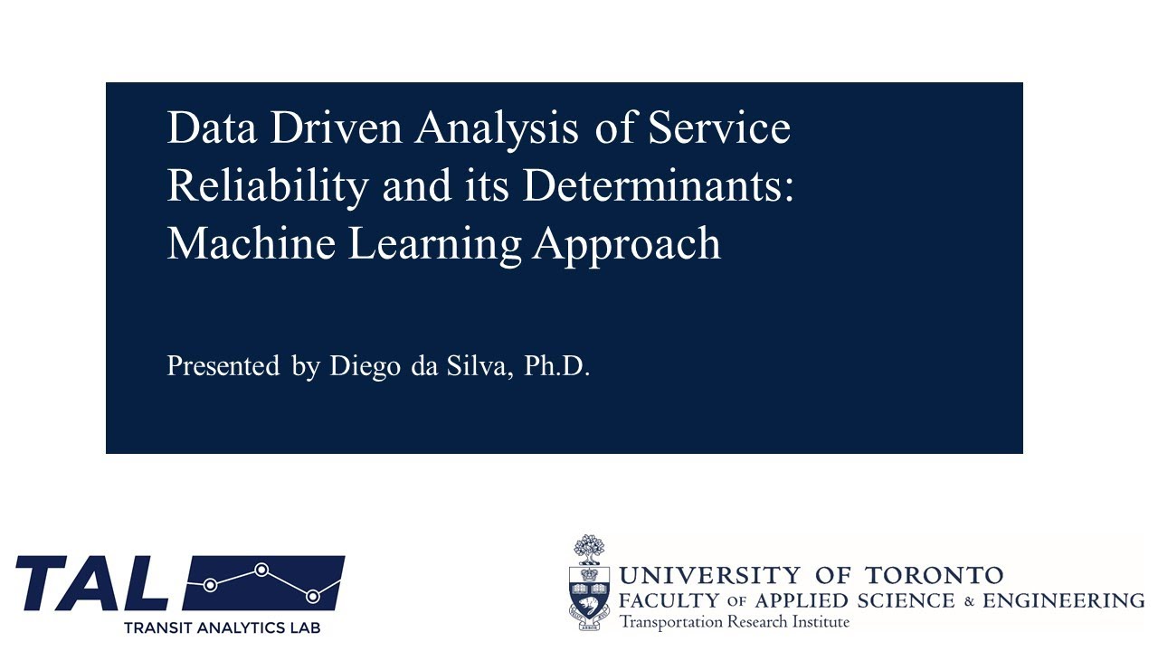Data Driven Analysis of Service Reliability and its Determinants: Machine Learning Approach