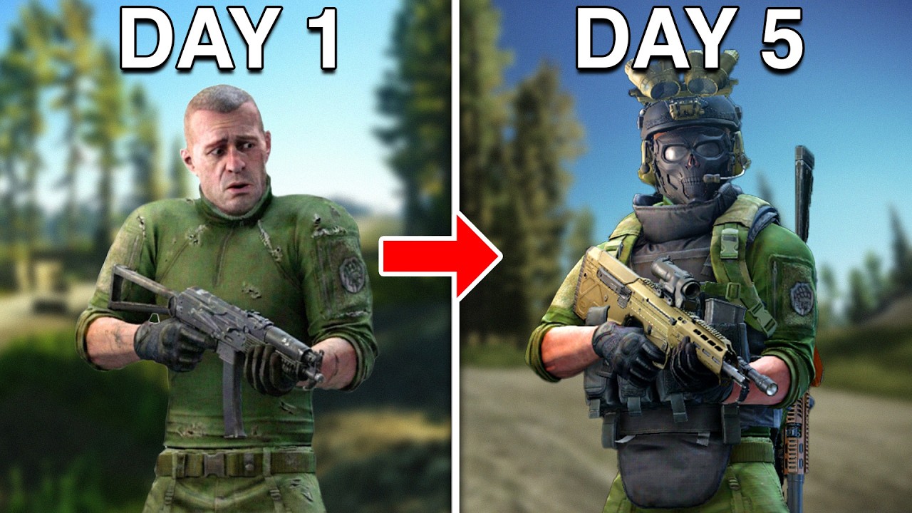 Я начал играть в Tarkov за самого слабого персонажа