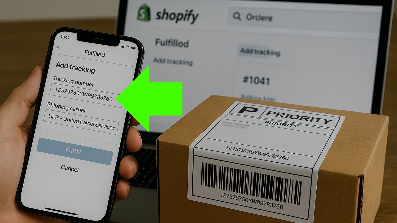 Как предоставить номер отслеживания заказу на Shopify | Отправить номер отслеживания покупателю н...