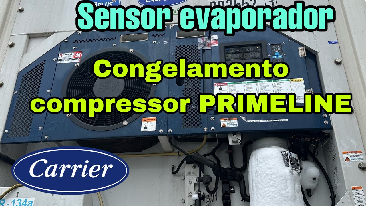 Compressor PRIMELINE congelando - sensor do evaporador danificado 
