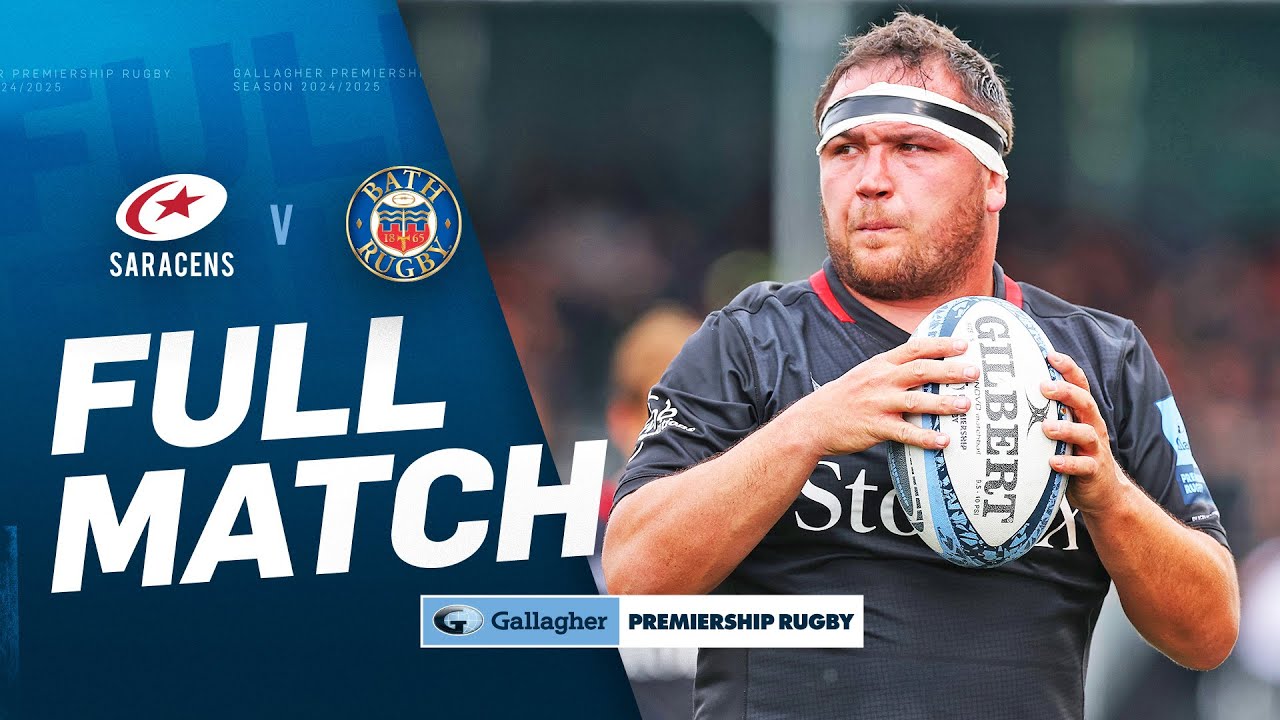 Saracens vs Bath - FULL MATCH | Play-Off Dreams At Stake! | Gallagher Premiership 24/25