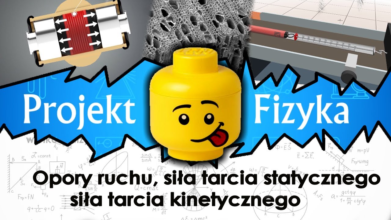 Siła tarcia, tarcie statyczne i kinetyczne, opory ruchu