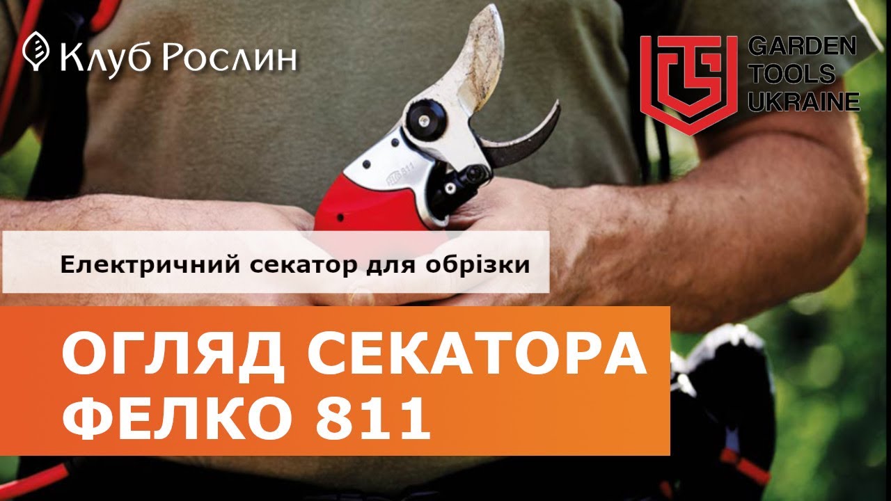 Электросекатор Felco 811 (Швейцария): золотая середина портативных моделей секаторов