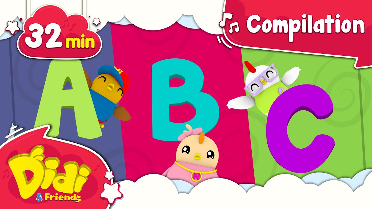 ABCs Song For Children | +More Nursery Rhymes & Kids Songs | Didi & Friends English 32min
