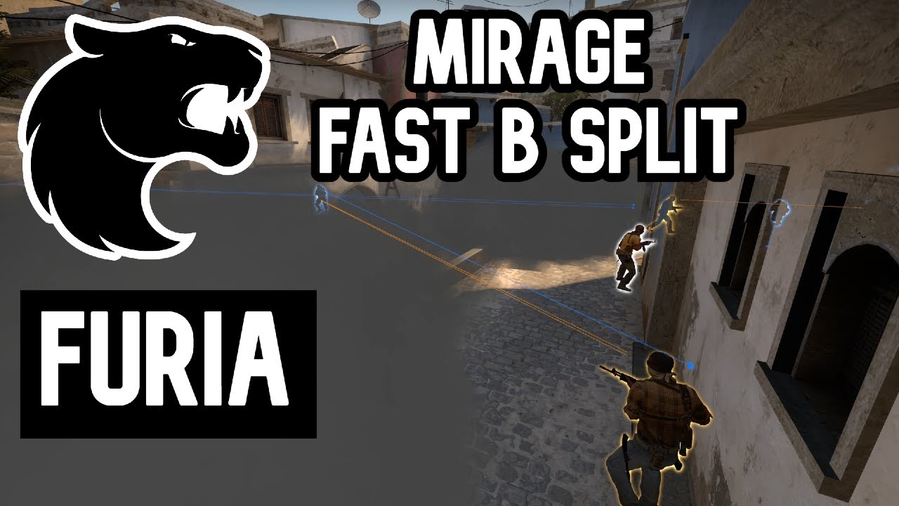 FURIA Fast B Split on Mirage (CS:GO Strategy Breakdown)