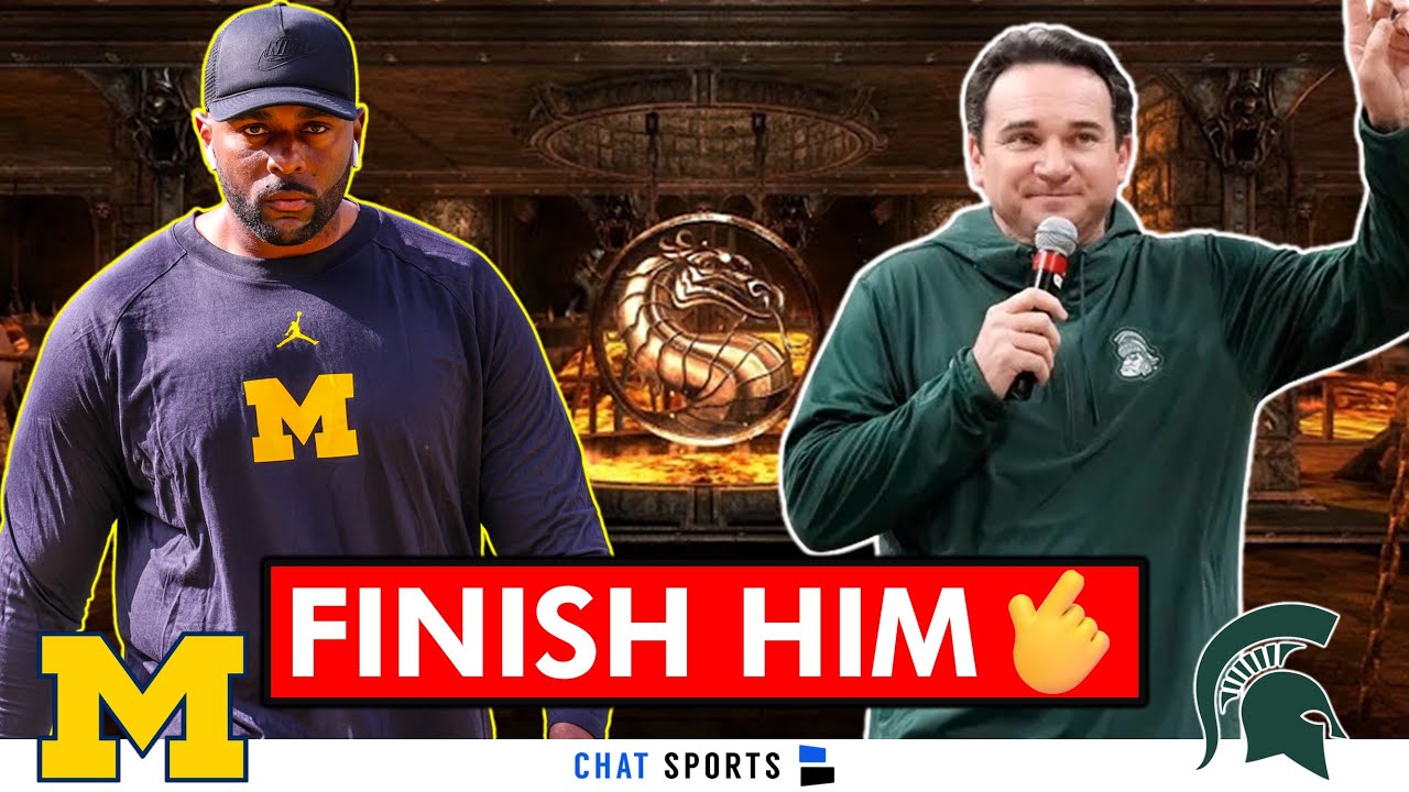 Michigan Football MIGHT End Michigan State Coach Jonathan Smith&rsquo;s Coaching Career On Saturday