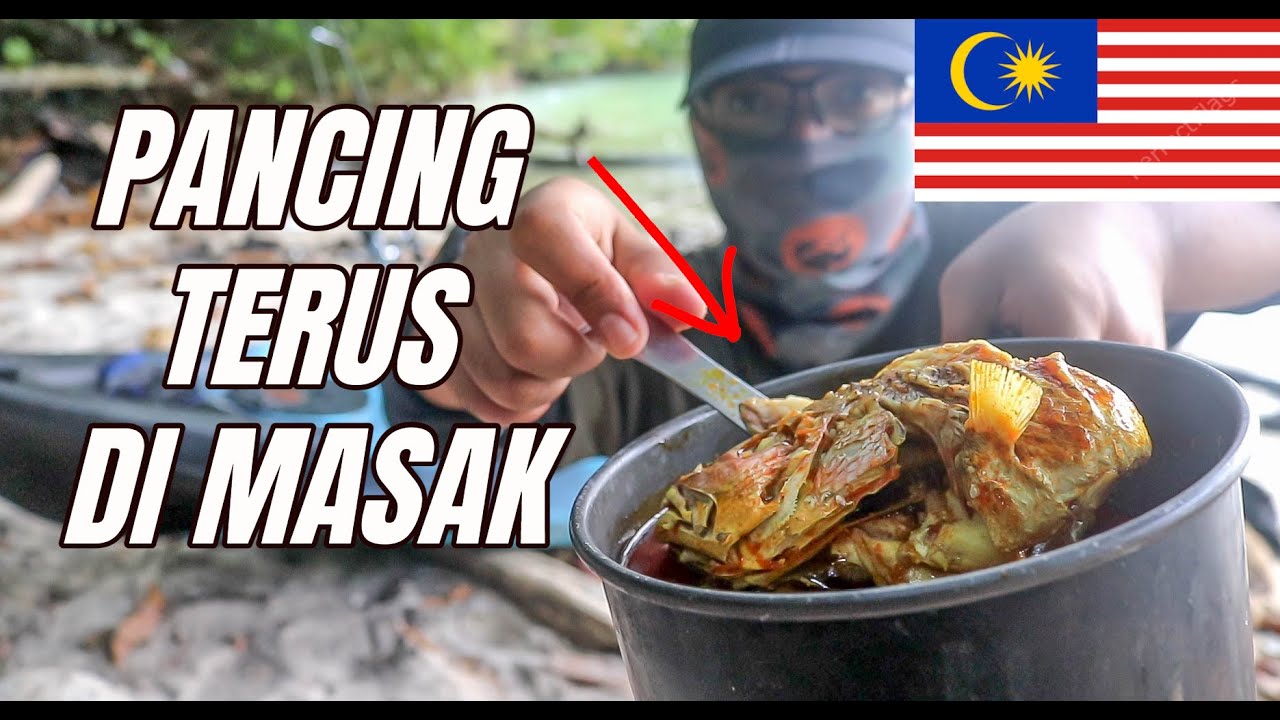 24 Hours SOLO Kayak Adventure | MASAK KARI KEPALA IKAN | Insta360 One X2 | Catch & Cook Malaysia