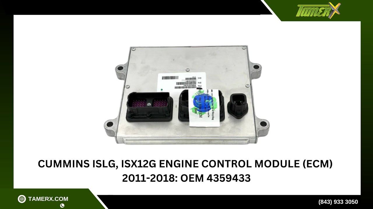 Cummins ISLG, ISX12G Engine Control Module (ECM) 2011-2018: OEM 4359433
