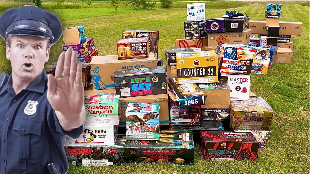 THE POLICE BUSTED OUR FIREWORKS…