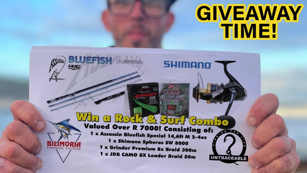 “REVIEW with a TWIST” | Assassin Bluefish | Grinder 8x | JDB leader | Shimano Spheros 8000 giveaway!