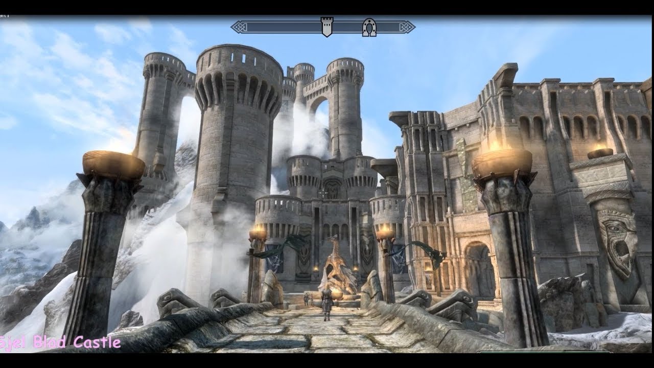 Sjel Blad Castle - Skyrim Special Edition House Mod