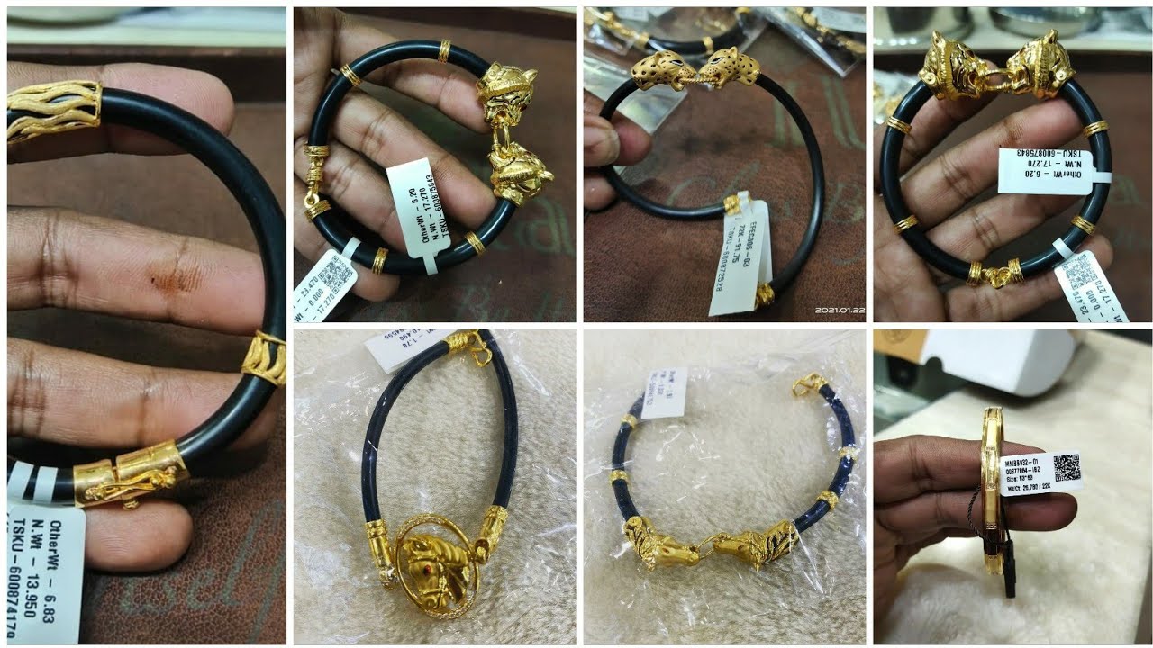 Latest Mens Gold Kada Designs|With Weight & Address|22ct Gold Mens Kada Designs