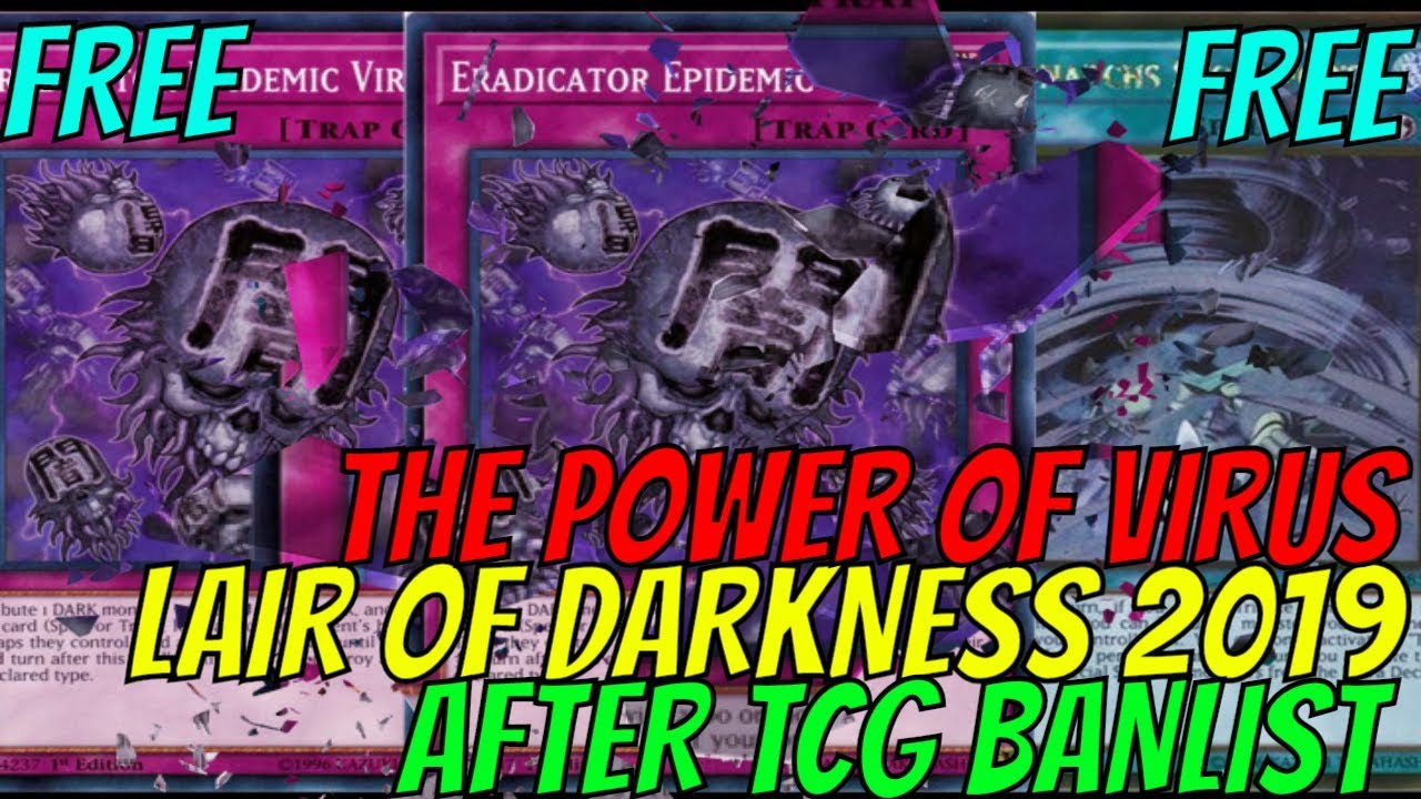 [NEW] LAIR OF DARKNESS  DECK (TCG) 1/2019 | After January Banlist | Free ERADICATOR EPIDEMIC VIRUS
