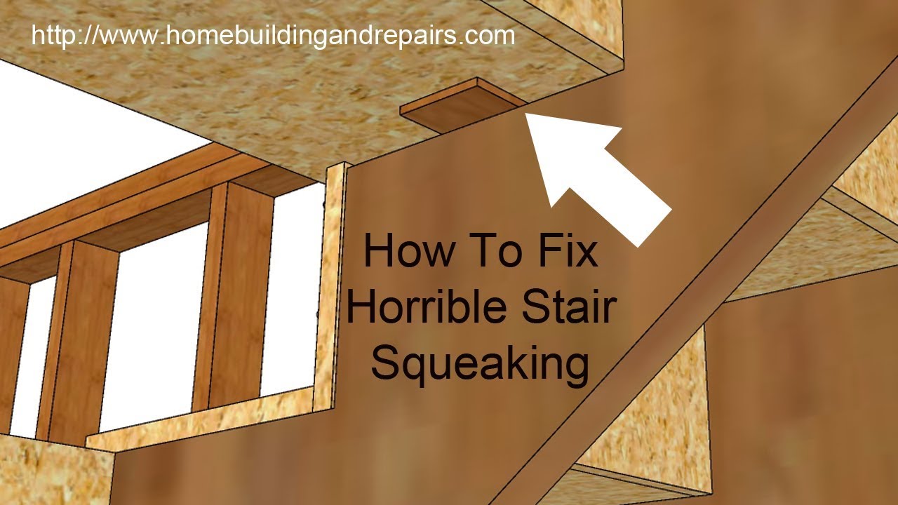 How To Fix A Squeaking Stairway - Home Repair Ideas