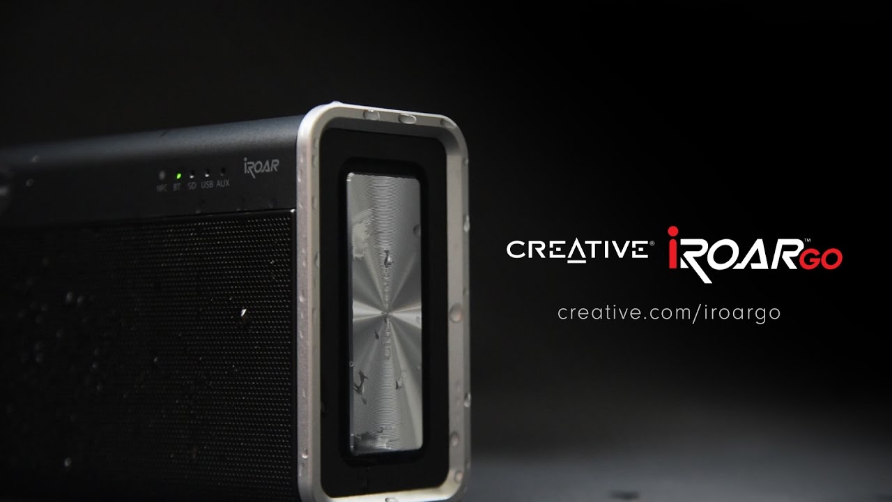 Creative iRoar Go Portable Splashproof Wireless Speaker