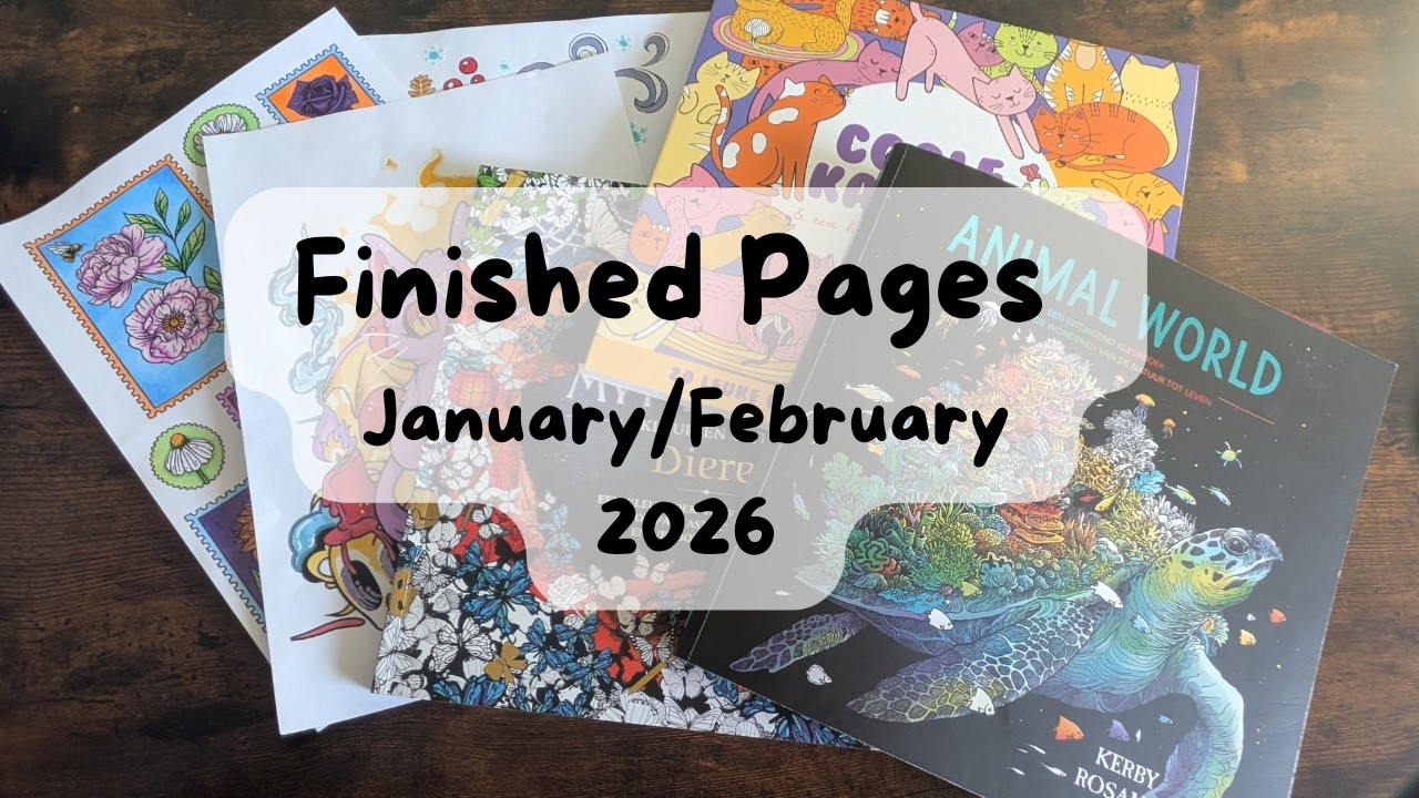 Finished Coloringpages January & February 2026!
