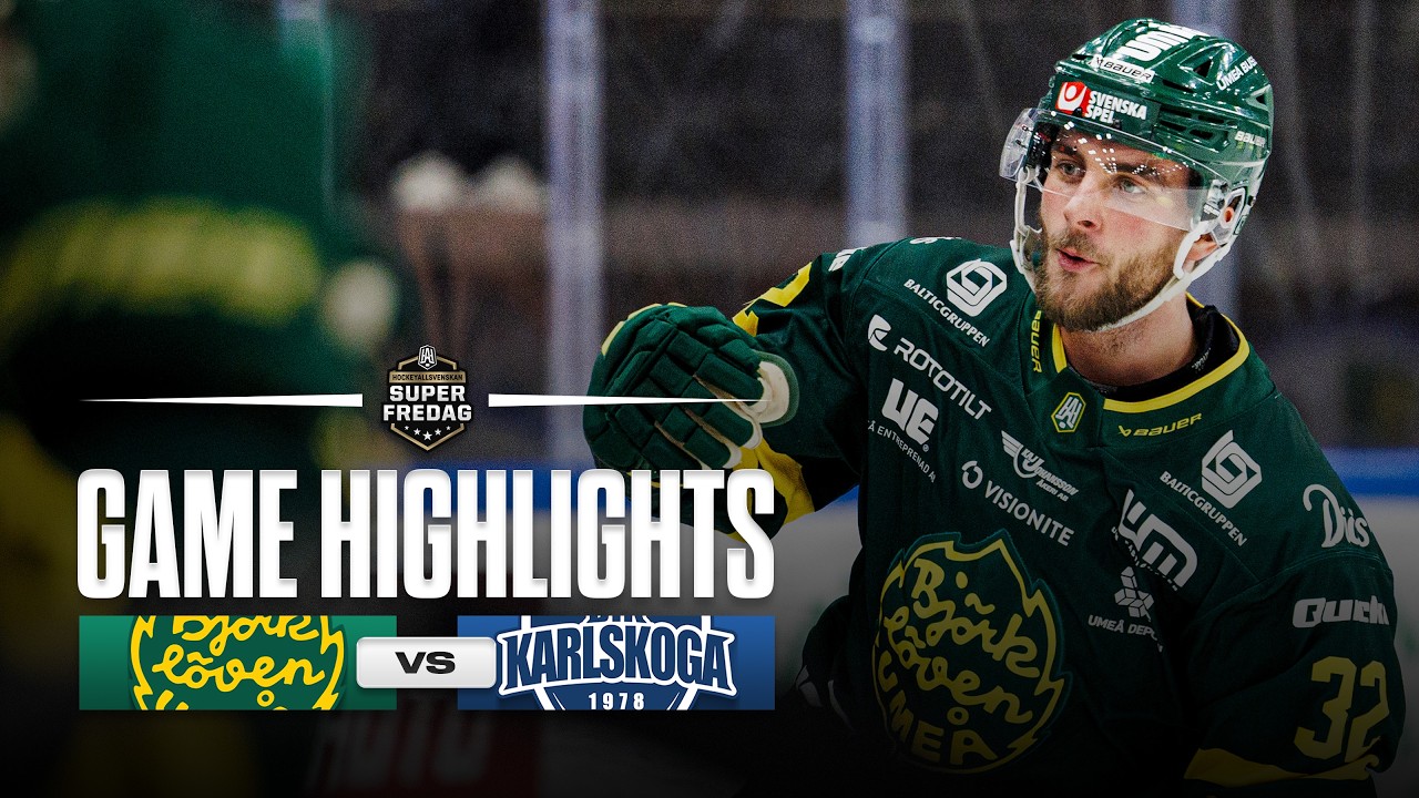 Björklöven vs. BIK Karlskoga | Highlights 27/2