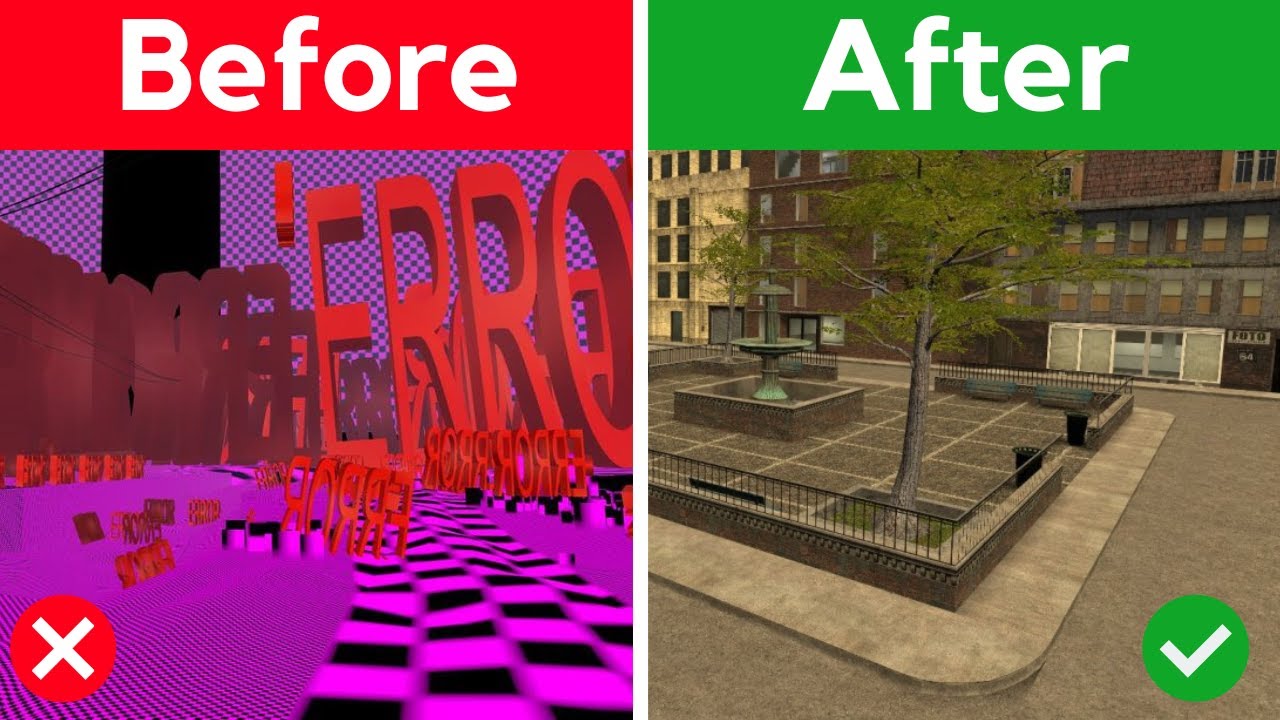 Fix Missing Textures in GMod FAST! (2024) - CS Source Content