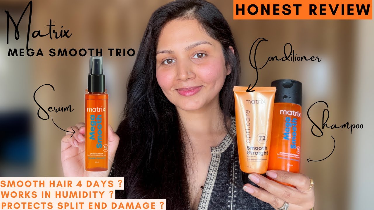 Honest Review of Matrix Mega Smooth Combo for Frizzy Hair/ Does it Really Work? #matrix #matrixserum