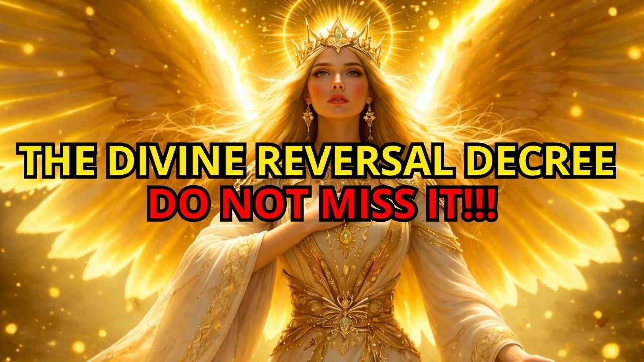 CHOSEN ONE, THE DIVINE REVERSAL DECREE HAS NOW BEEN ISSUED IN YOUR FAVOR