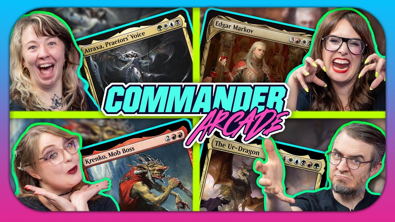 We Play The 4 Most Popular Commanders OF ALL TIME | Commander Arcade Ep 40 - The Most Powerful Decks