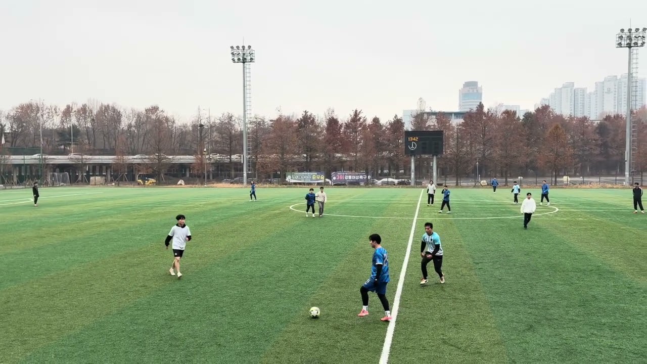 뽀송 vs 산우리 4쿼터