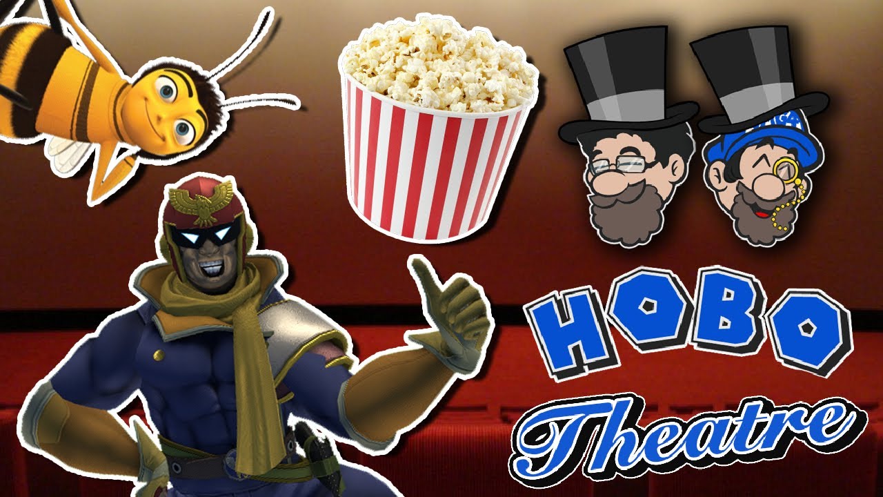 Captain Falcon Watches The Bee Movie || HOBO THEATRE