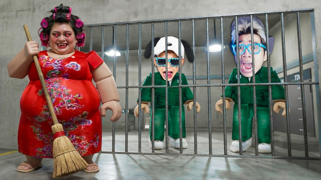 Kita Diburu Anomali MAMA Di Tower Penjara Saat Bolos Sekolah di ROBLOX!!!
