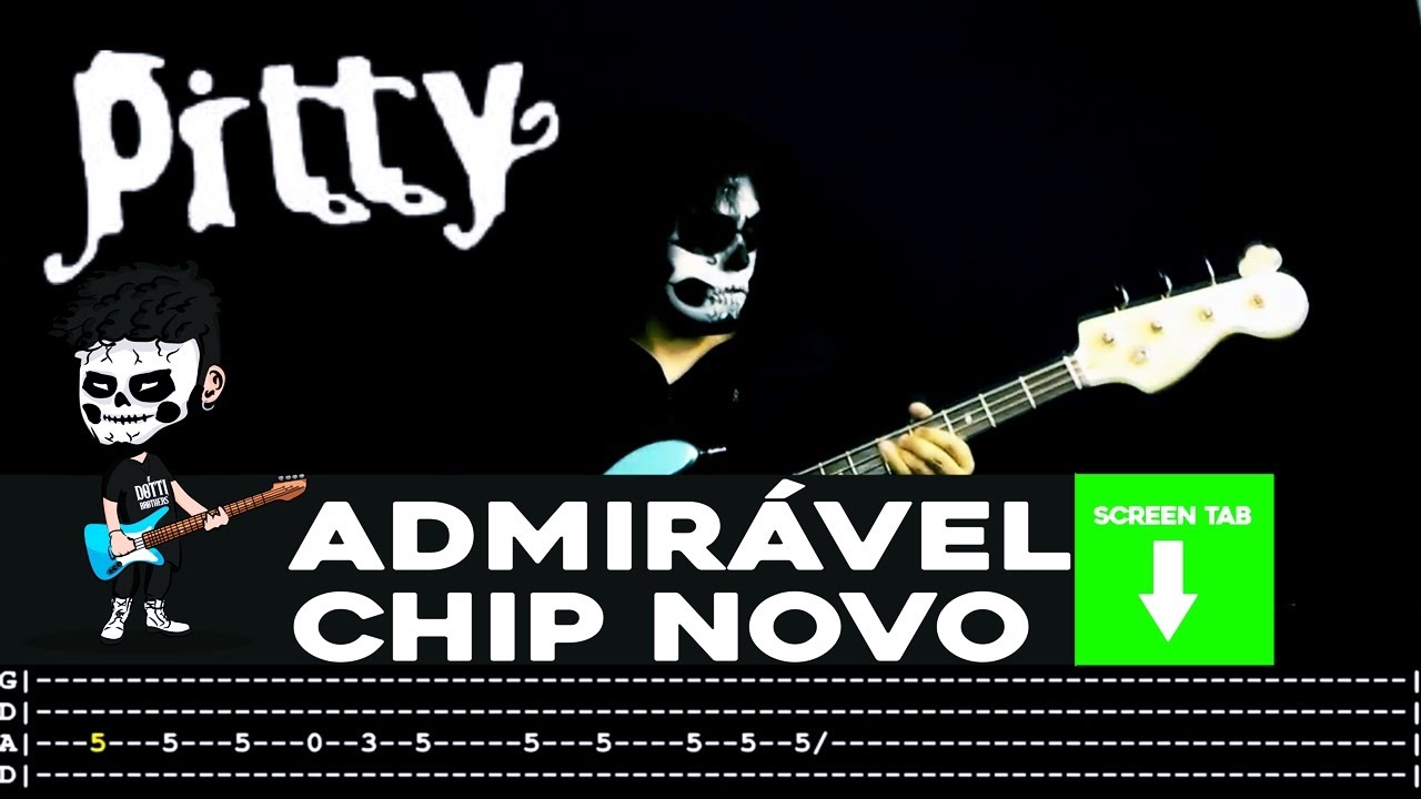 【PITTY】[ Admirável Chip Novo ] cover by Cesar | LESSON | BASS TAB