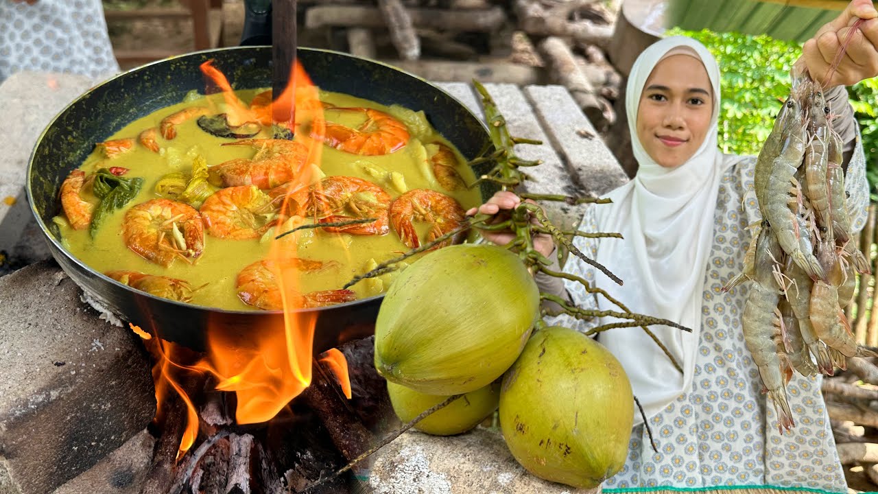 SEDAP RUPANYA KELAPA DAN UDANG MASAK MACAM NI 😍