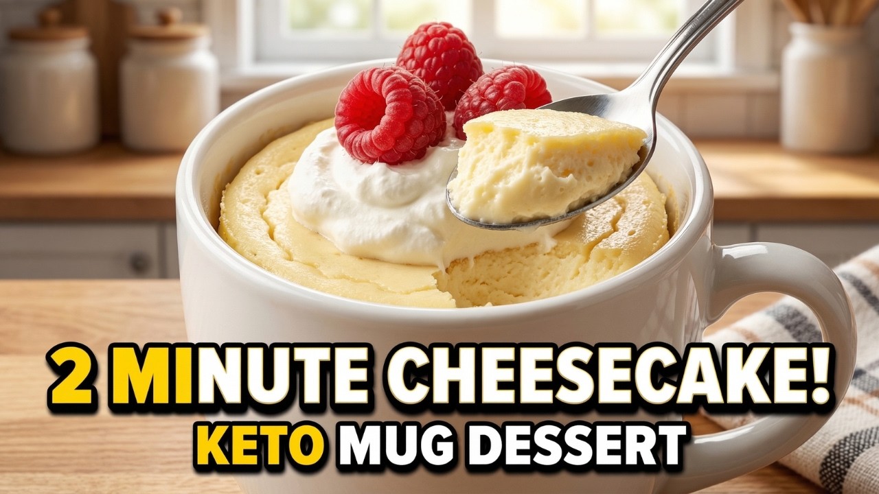 This 2-Minute Keto Cheesecake in a Mug Shouldn’t Taste This Good