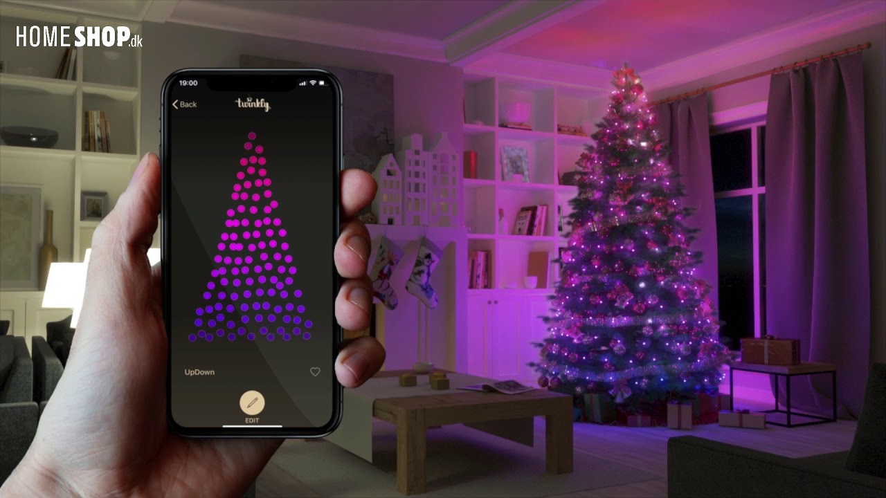 Twinkly Smart Lysk&aelig;de med APP styring