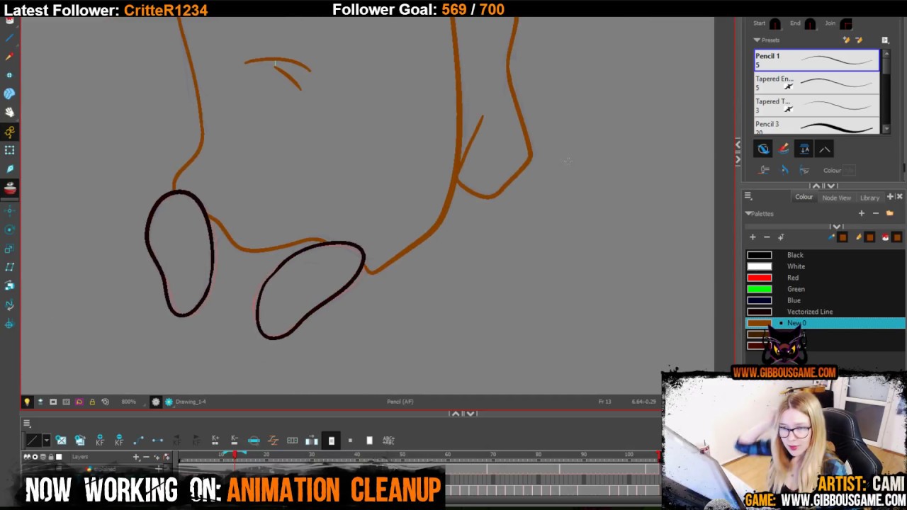 Clean-up Animation with Cami  | [Streamed Live on Twitch]