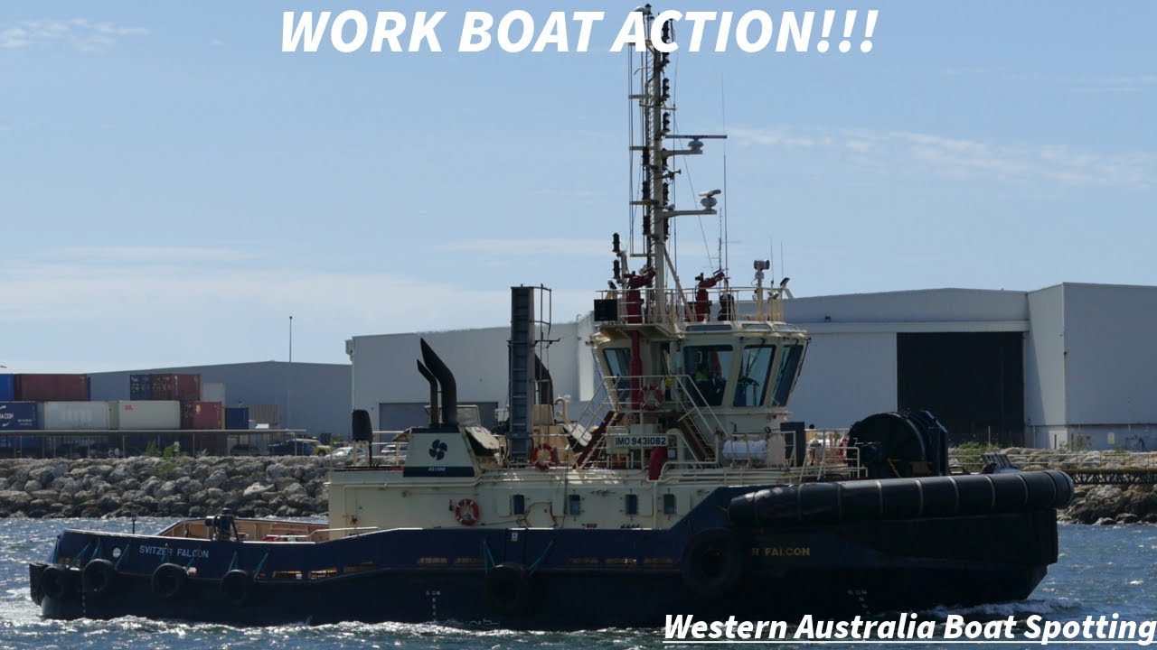 FREMANTLE BOATSPOTTING | Work Boats & Yacht Action!
