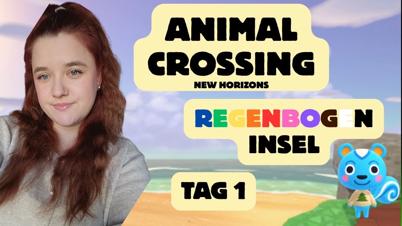 Animal Crossing Regenbogeninsel TAG 1 - Start des blauen Bereiches #nintendo #animalcrossing