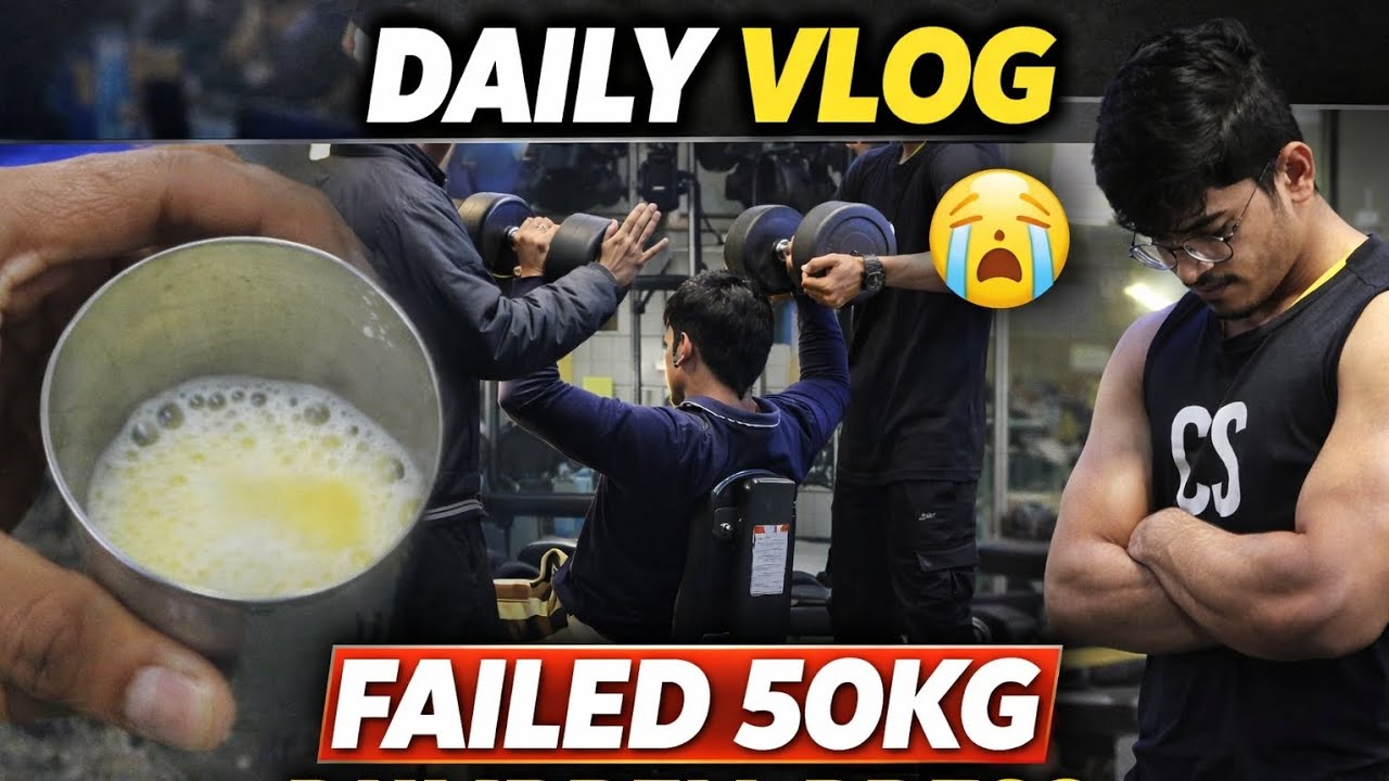 50kg dumbell press faill hogyiiii😭😭
