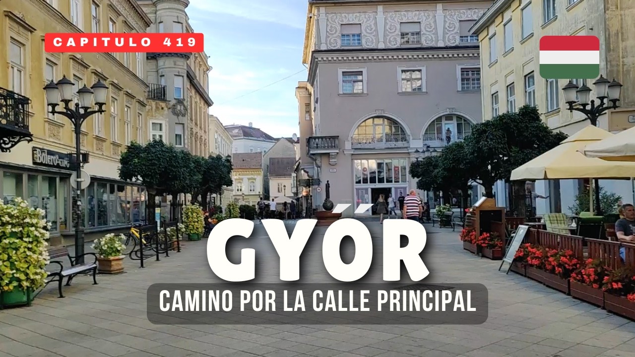 Baross Gábor Utca: La calle más transitada y querida de Győr