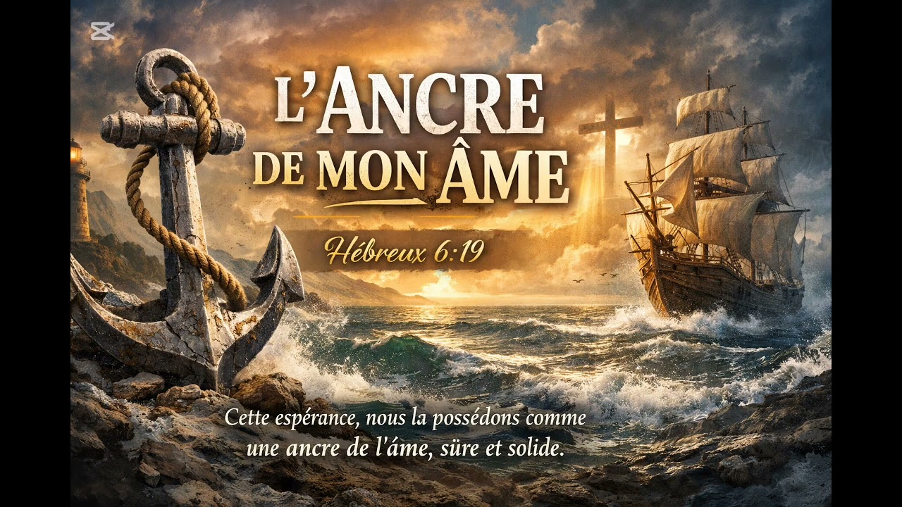 L'ancre de mon âme- chanson tirée d'Hébreux 6:19