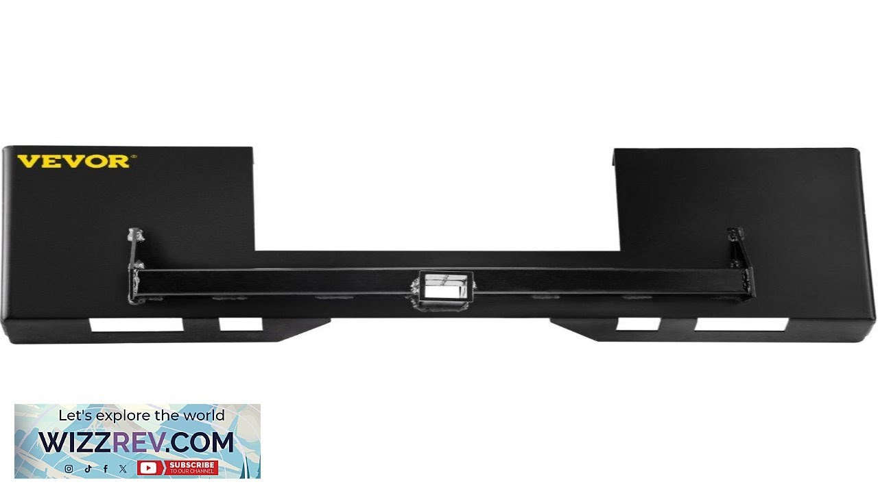 VEVOR Universal Skid Steer Mount Plate 1 4 " Thick Skid Steer Plate Attachment