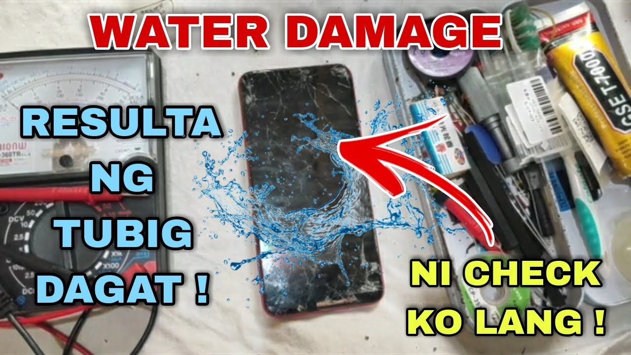 PAANO MALAMAN KAPAG SHORTED ANG MOTHER BOARD NG CELLPHONE NABASA NG TUBIG DAGAT | WATER DAMAGE