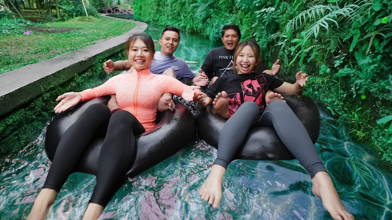 SERU-SERUAN DI SUNGAI PEGUNUNGAN!! HAMPIR TERJUNGKAL!!