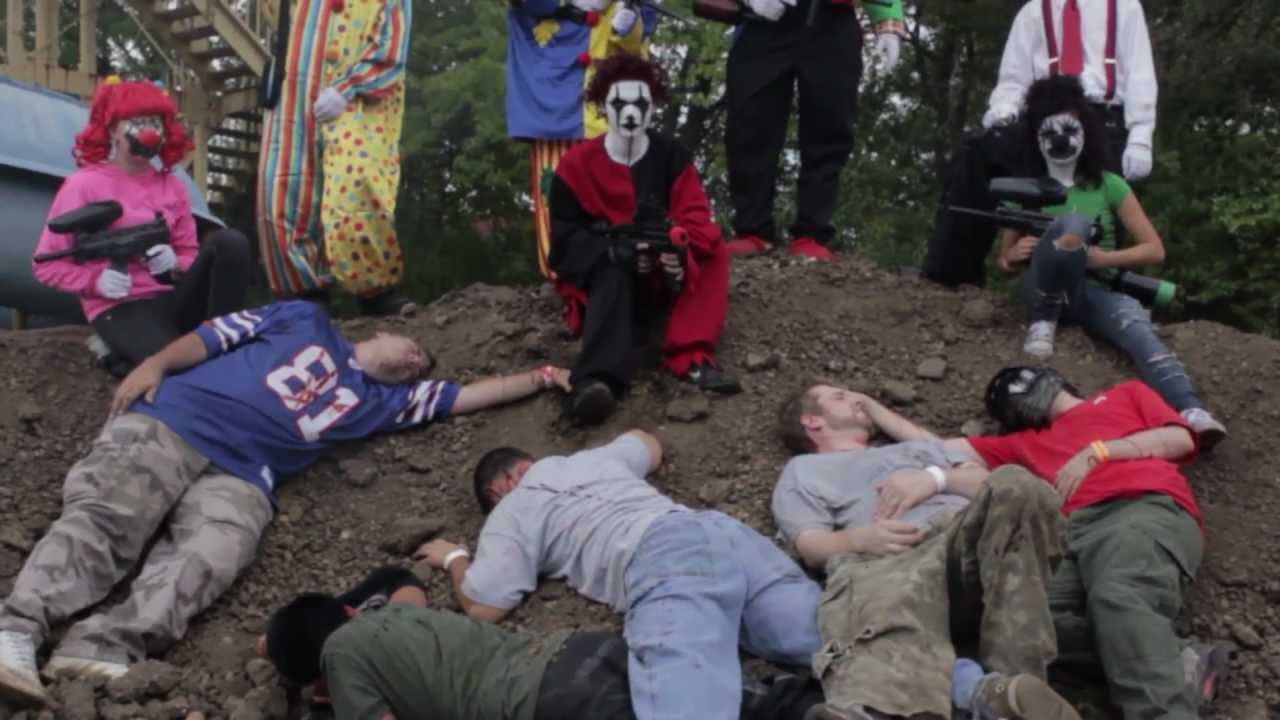 Paintball Explosion Clowns vs Zombies Big Game 10 7 12 Part 2