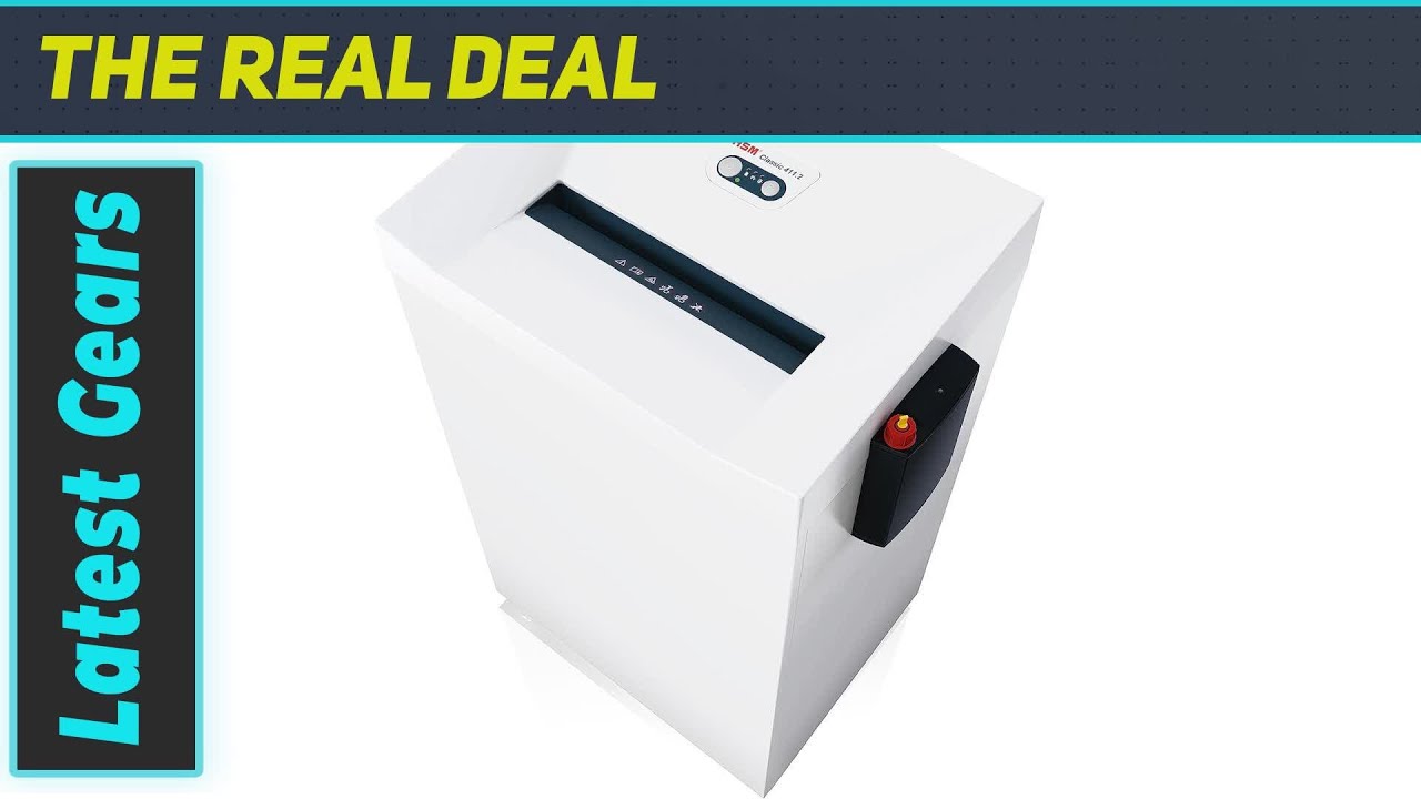 Ultimate High Security Shredder: HSM Classic 411.2L6 Cross-Cut Shredder