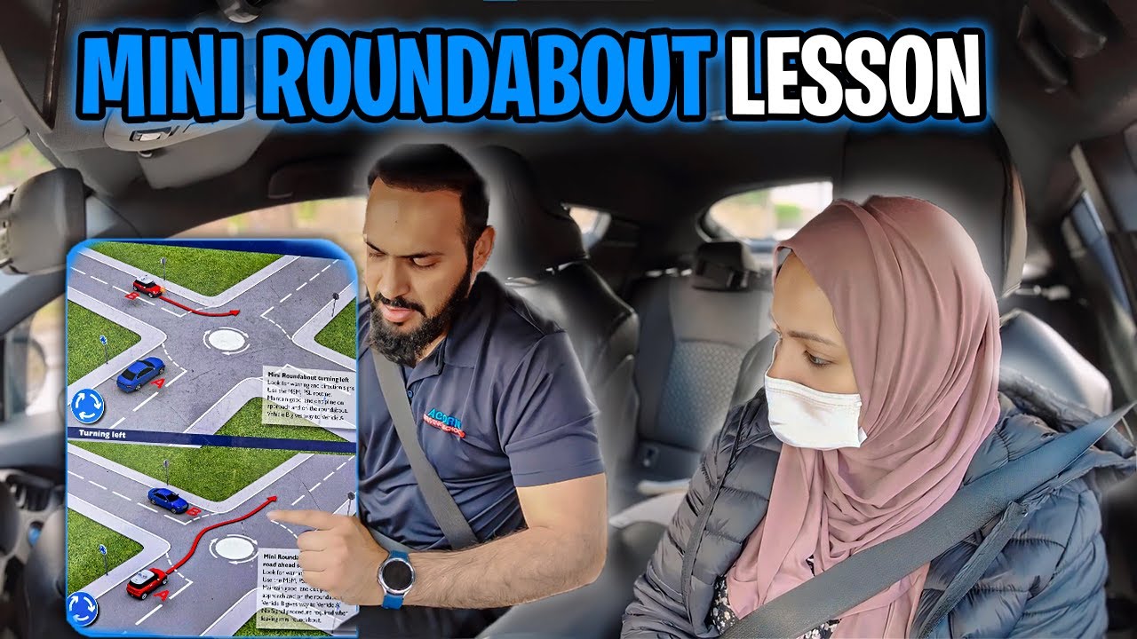 Mini Roundabout Lesson for Beginners | Urdu & Hindi | Uk Driving Lesson