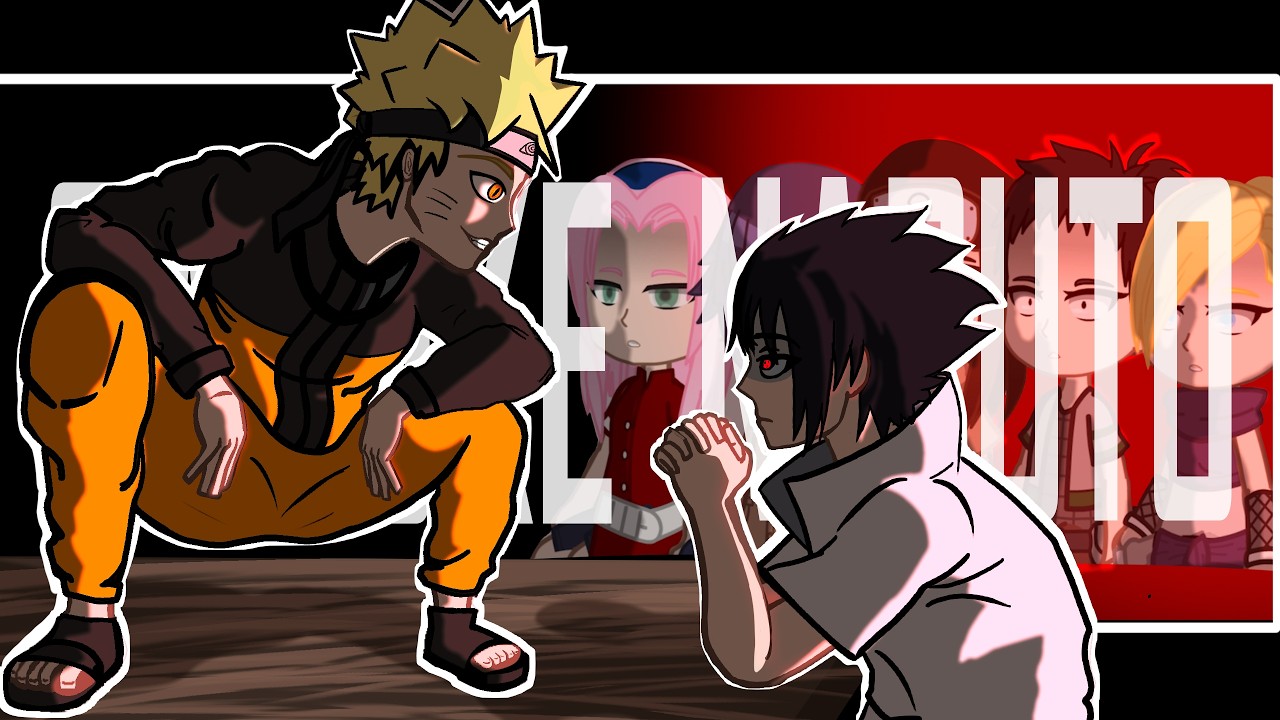 React to Naruto and sasuke||Naruto friends||shippuden||gacha club||part2