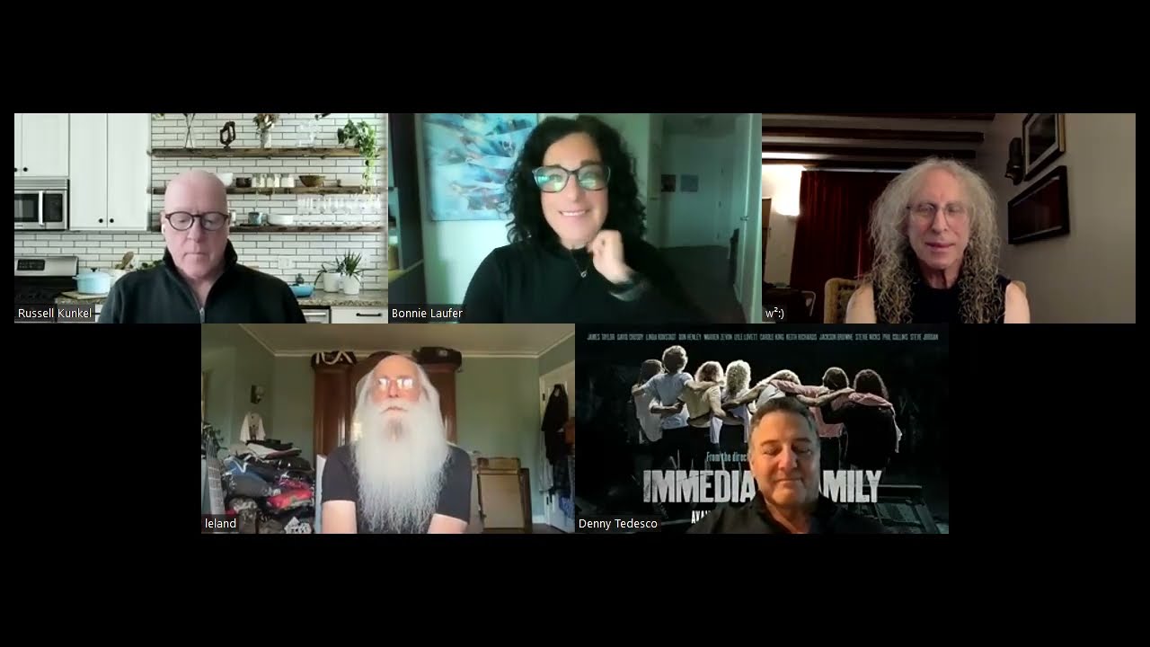 IMMEDIATE FAMILY - DENNY TEDESCO, LELAND SKLAR, RUSS KUNKEL & WADDY WACHTEL INTERVIEW (2023)