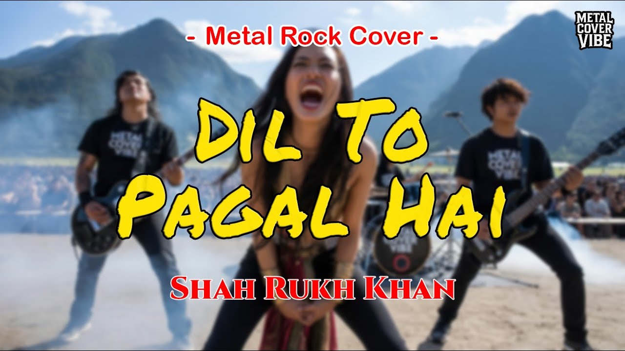 Dil To Pagal Hai - Shah Rukh Khan (Metal Rock Energi Cover) || Full Bass