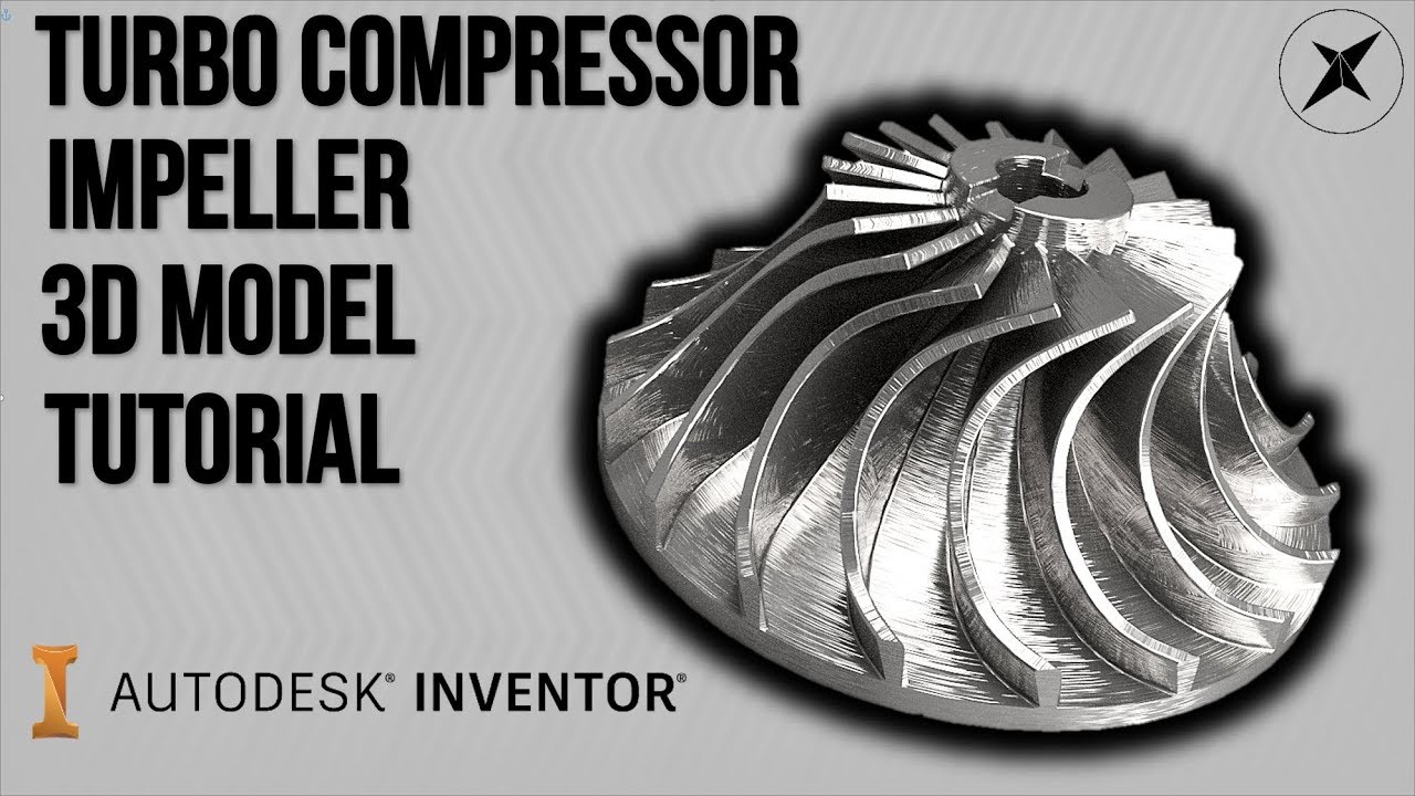 How to Model a Turbo Impeller | Autodesk Inventor Tutorial