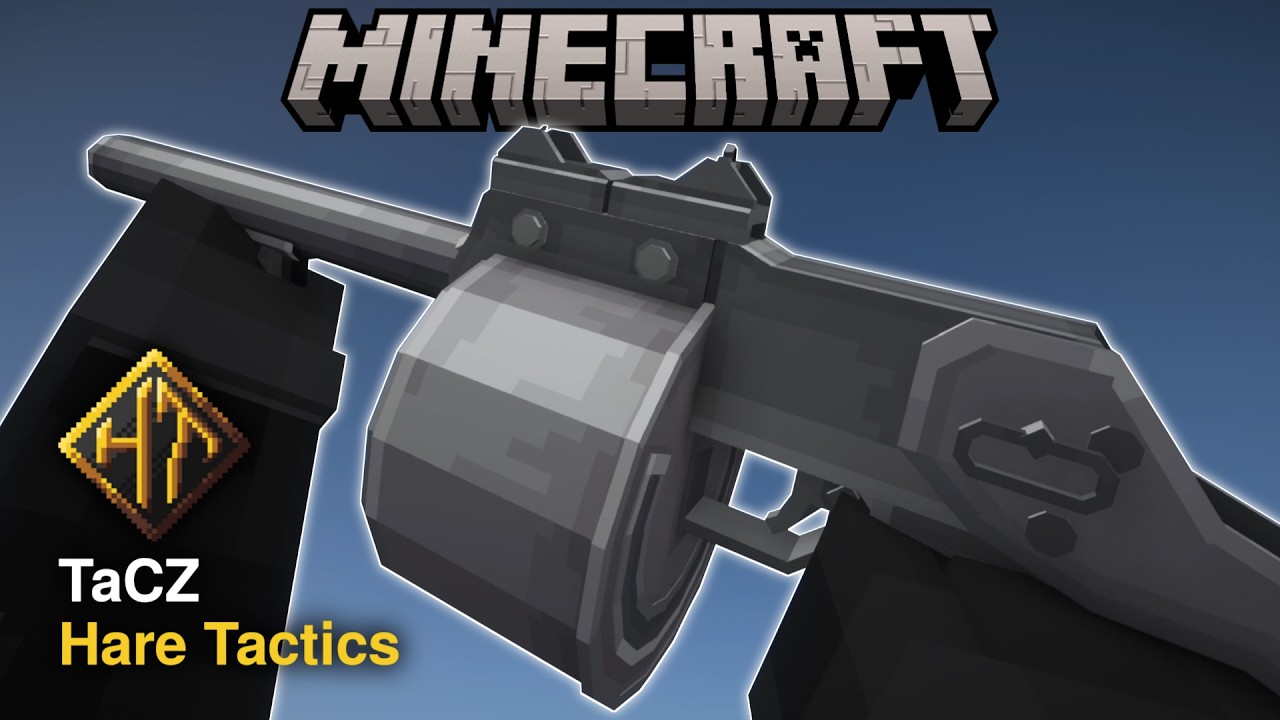 Minecraft TaCZ Hare Tactics Gunpack - All Weapons Showcase | v1.1.0 | By mt140