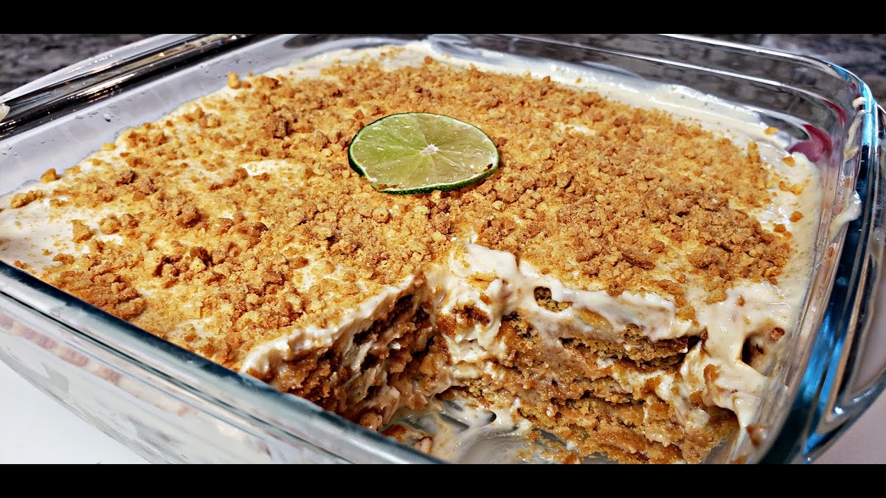 NO BAKE DESSERT | Recipe For Carlota De Limon | Mexican Style Lime Ice Box Cake